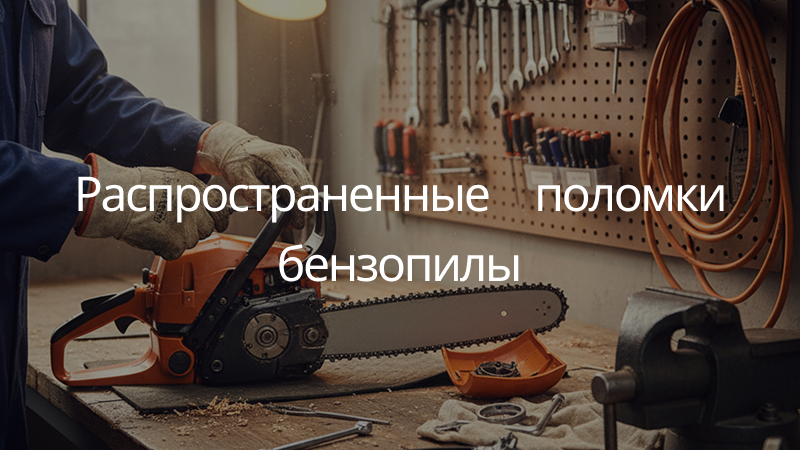Распространенные поломки бензопилы и их устранение